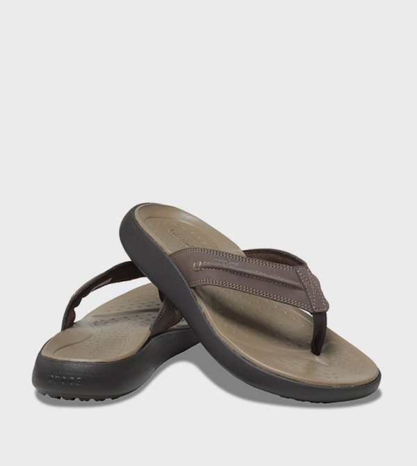 Crocs  Flip-Flops - ESPRESSO Flip-Flops