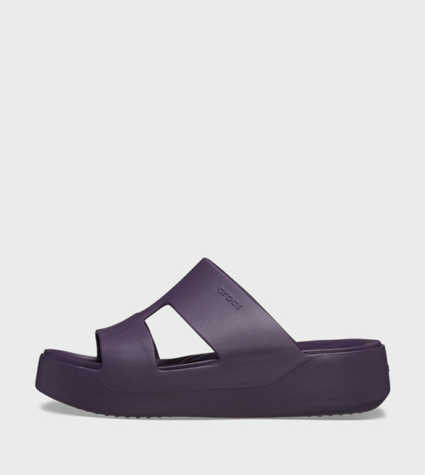 Crocs Platforms - Purple Flat Sandals