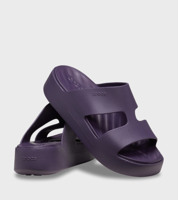 Crocs Platforms - Purple Flat Sandals