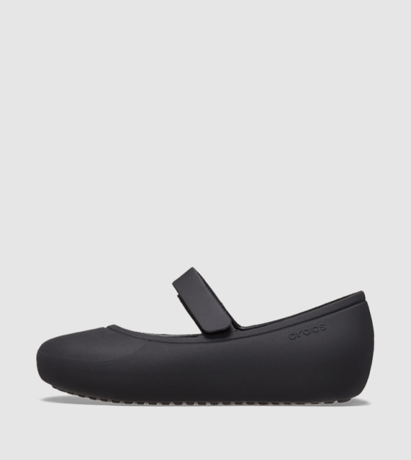 Crocs  Flat Sandals - Black Flat Sandals
