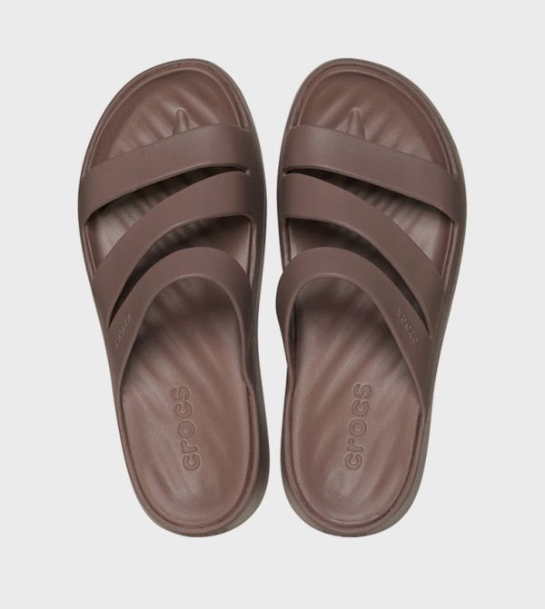 كروكس  heatwave-ready-w - بني  Flat Sandals
