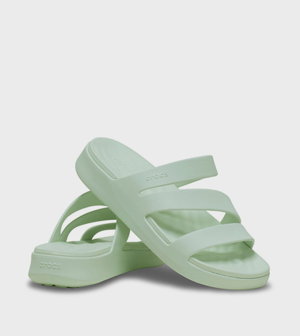 Crocs summer-palette - Mint Flat Sandals