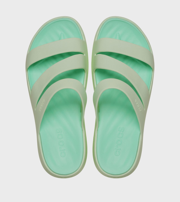 Crocs Crocs - Green Flat Sandals