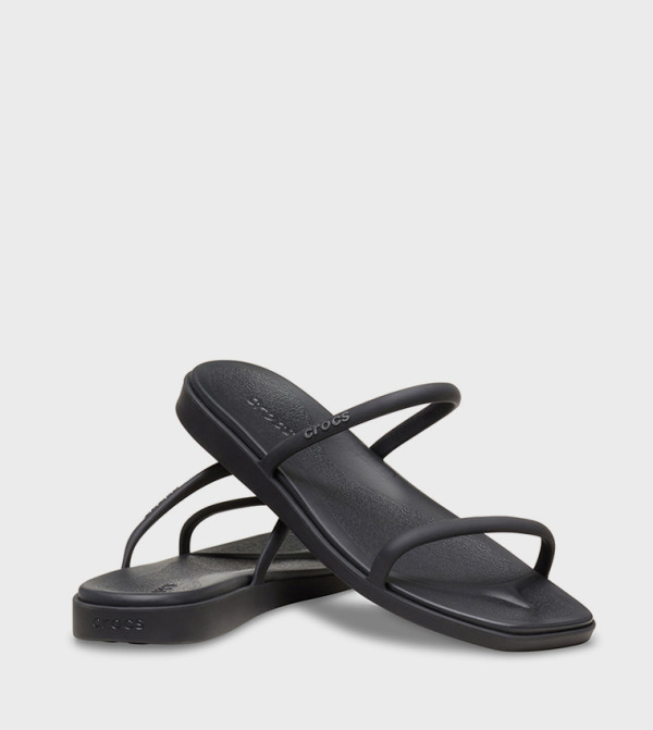 Crocs Sandals - Black Flat Sandals