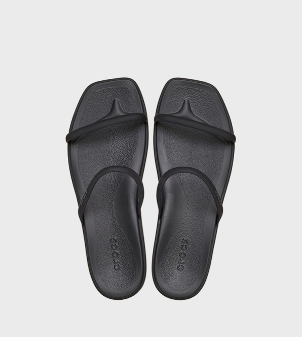 Crocs Sandals - Black Flat Sandals