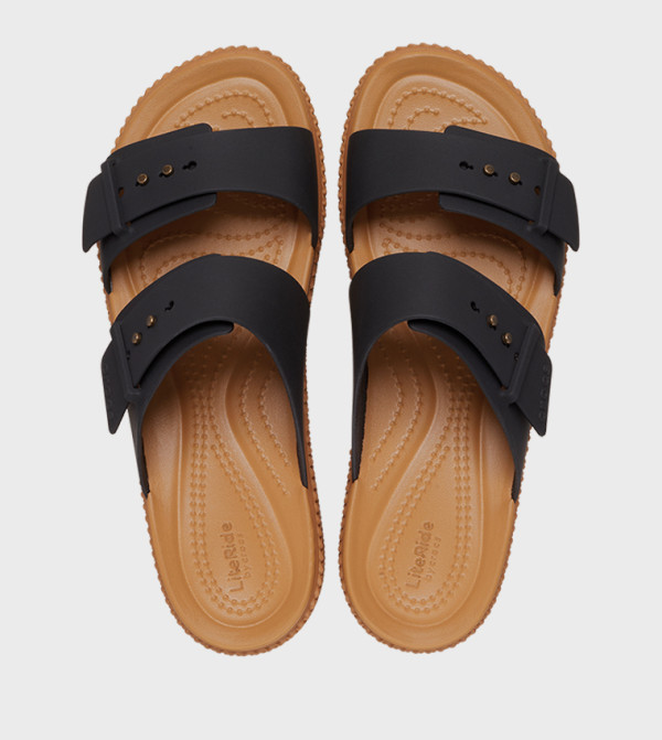 Crocs  Wedges - Black Wedges