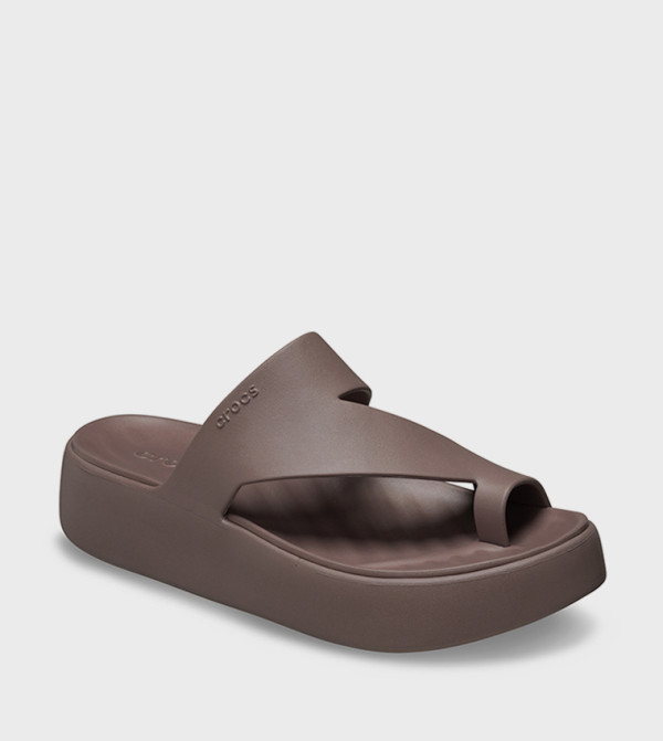 Crocs  Platforms - Brown Platforms