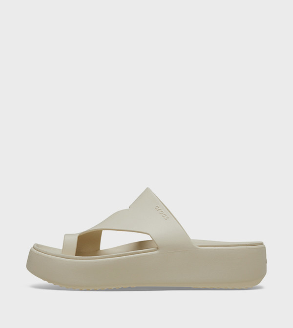 Crocs Platforms - Beige Platforms