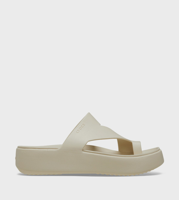 Crocs Platforms - Beige Platforms