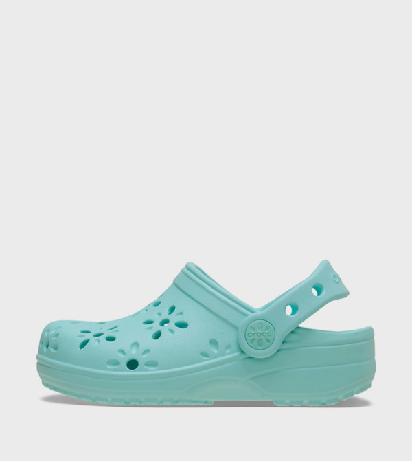 Crocs  nautical-sharks-sea-life - Blue clogs