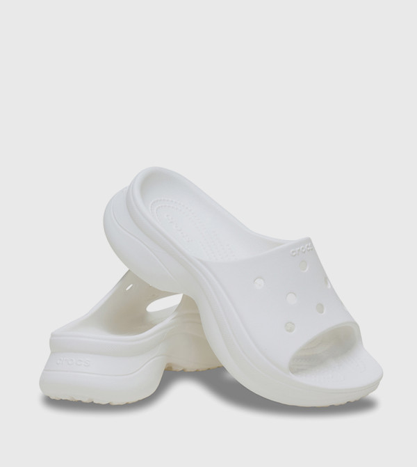Crocs  heatwave-ready-w - White Slides