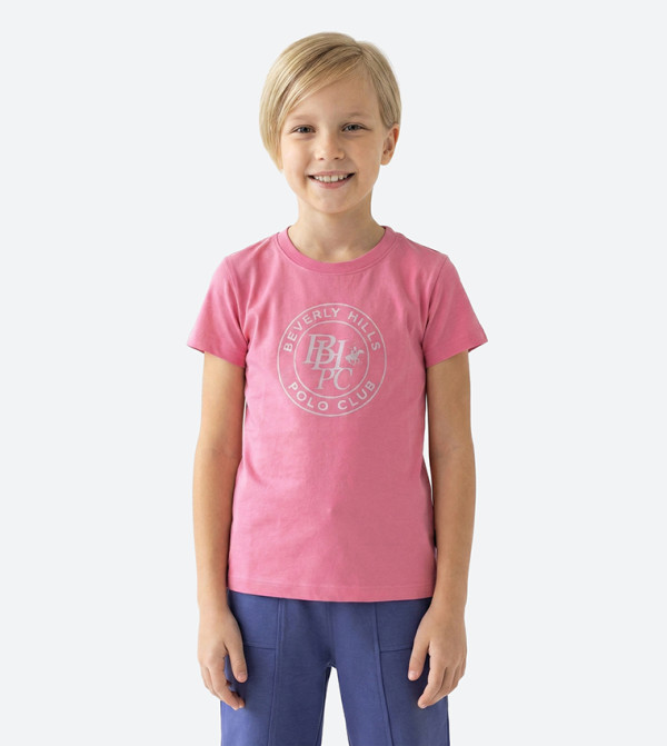 Beverly Hills Polo Club  colorpop-k - Pink T-Shirts