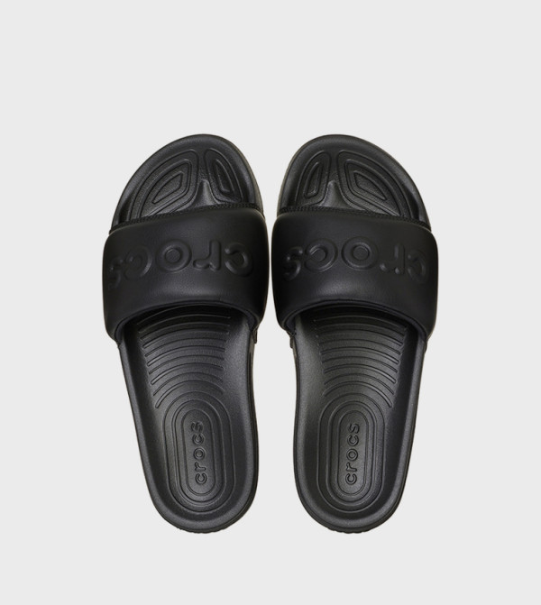 Crocs  Slides - Black Slides