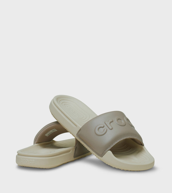 Crocs Crocs - Taupe Slides