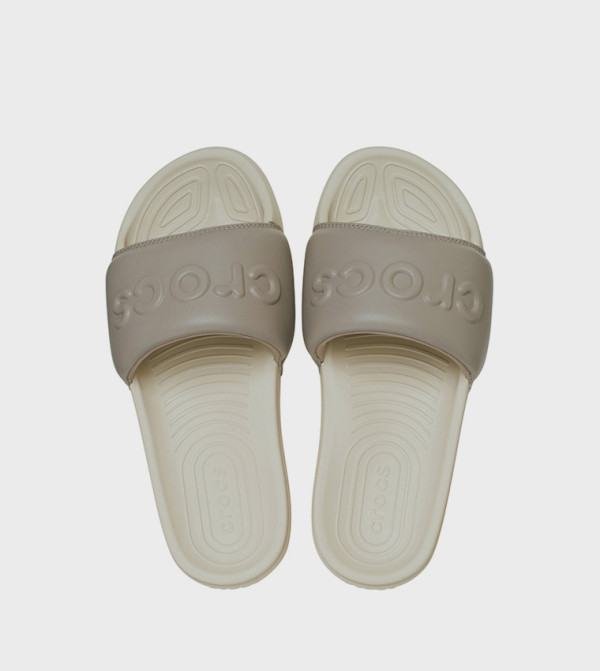 Crocs Crocs - Taupe Slides