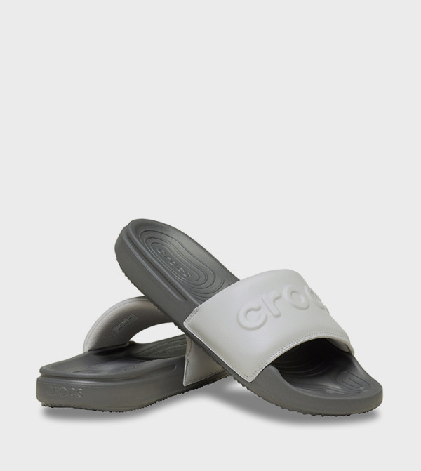 Crocs  Flip flops and Slides - Grey Slides
