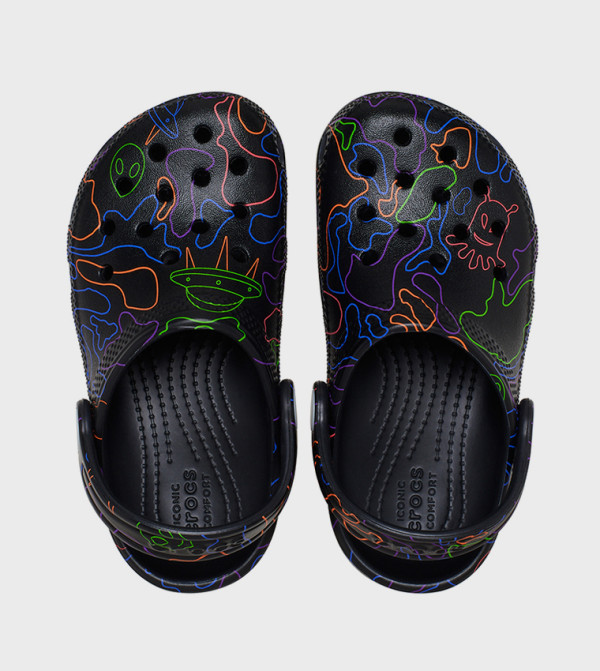 كروكس  صنادل كلوغ - أسود صنادل