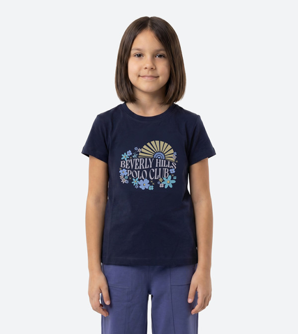 Beverly Hills Polo Club  heatwave-ready-k - Navy T-Shirts