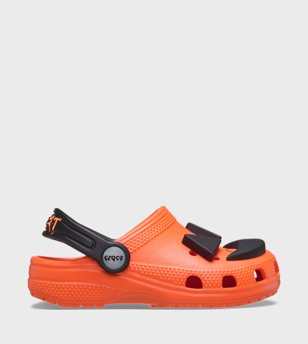 Crocs  nautical-sharks-sea-life - Orange clogs