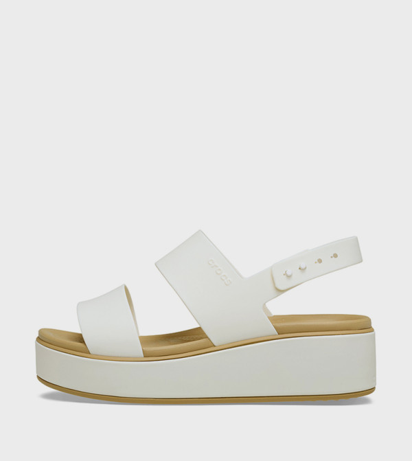كروكس  summer-workwear-w - أبيض أحذية كعب سميك
