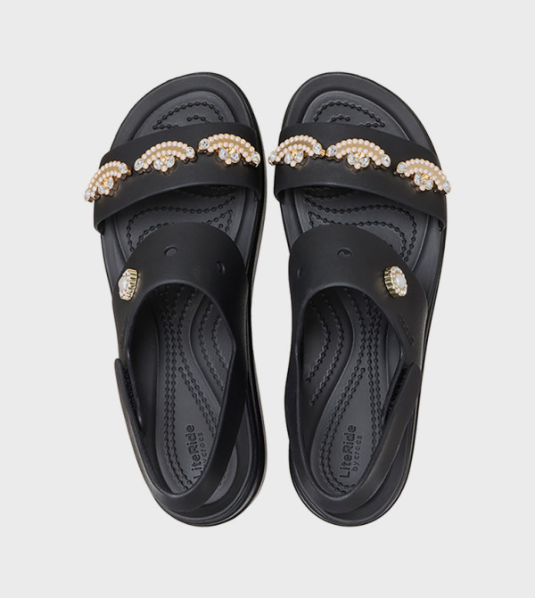 Crocs  Wedges - Black Wedges