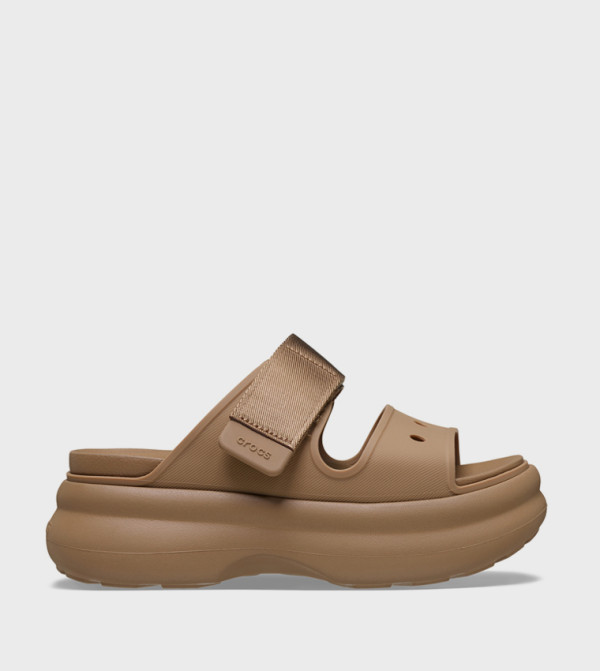 كروكس كروكس - بني Flat Sandals