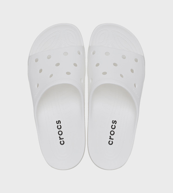 Crocs  Slides - White Slides