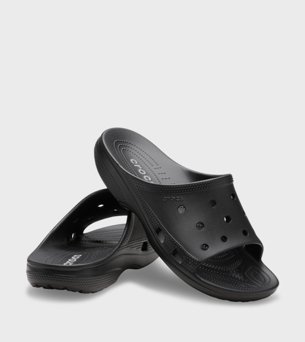 Crocs  Flip flops and Slides - BLACK Slides