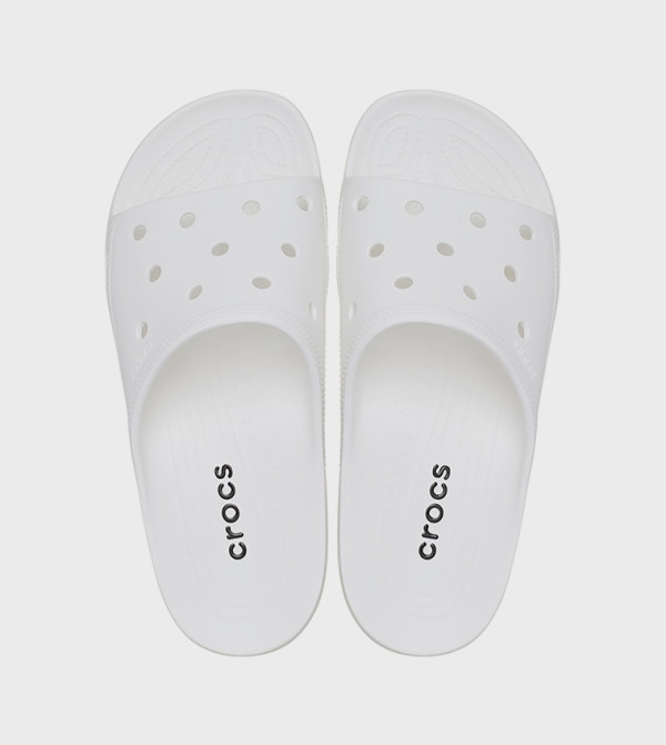 Crocs Flip flops and Slides - White Slides