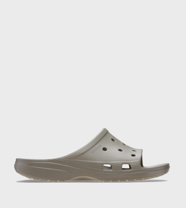 Crocs  Slides - Olive Slides