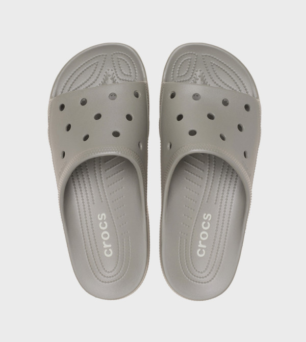 Crocs  Slides - Olive Slides