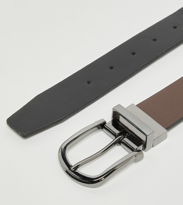 أر آند بي  أحزمة - بني  Non Leather Belts
