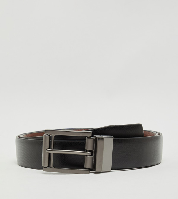 R&B  Belts - BLACK Non Leather Belts