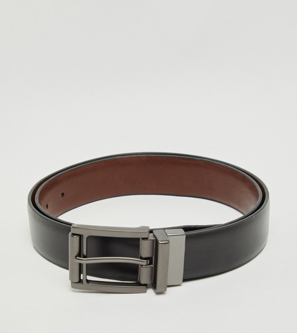 R&B  Belts - BLACK Non Leather Belts