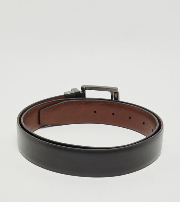 R&B  Belts - BLACK Non Leather Belts