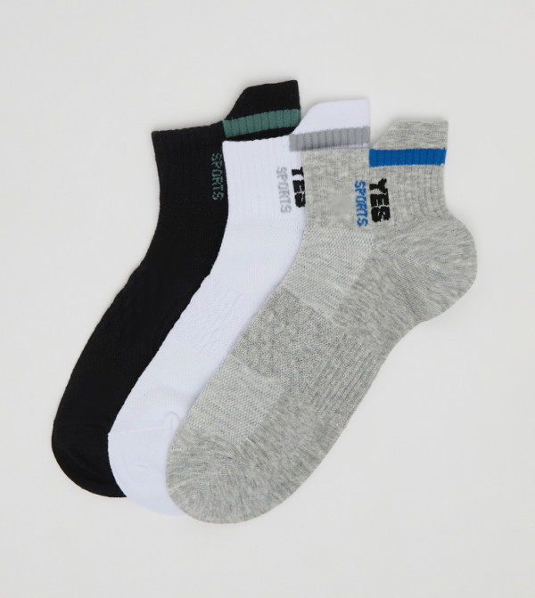 أر آند بي  جوارب   - متعدد Ankle Length Socks