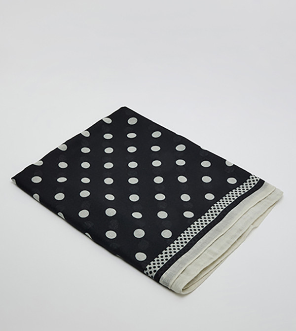R&B  Scarves - BLACK Woven Scarves