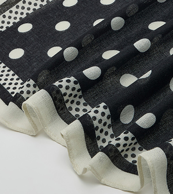 R&B  Scarves - BLACK Woven Scarves