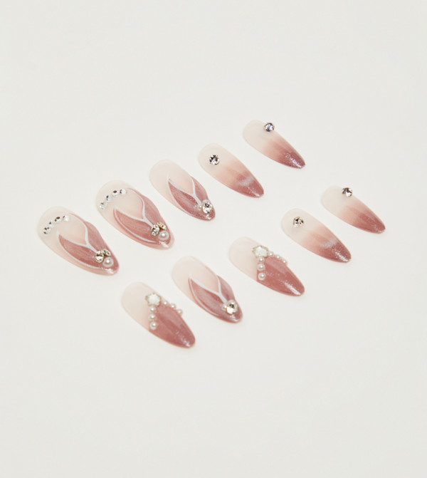 أر آند بي  إكسسوارات الأظافر - أرجواني Nail Accessories