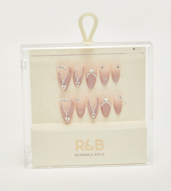 أر آند بي  إكسسوارات الأظافر - أرجواني Nail Accessories