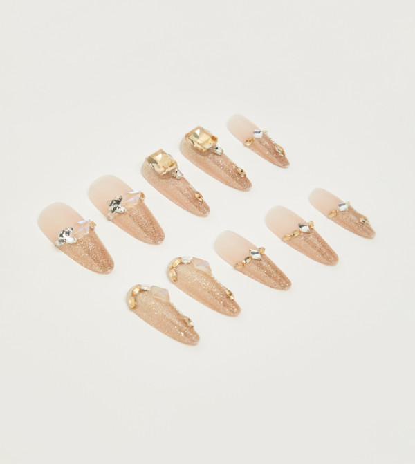 R&B  Nails - Gold Nail Accessories