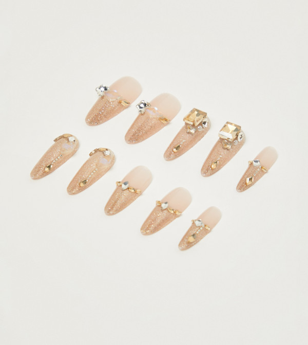 R&B  Nails - Gold Nail Accessories