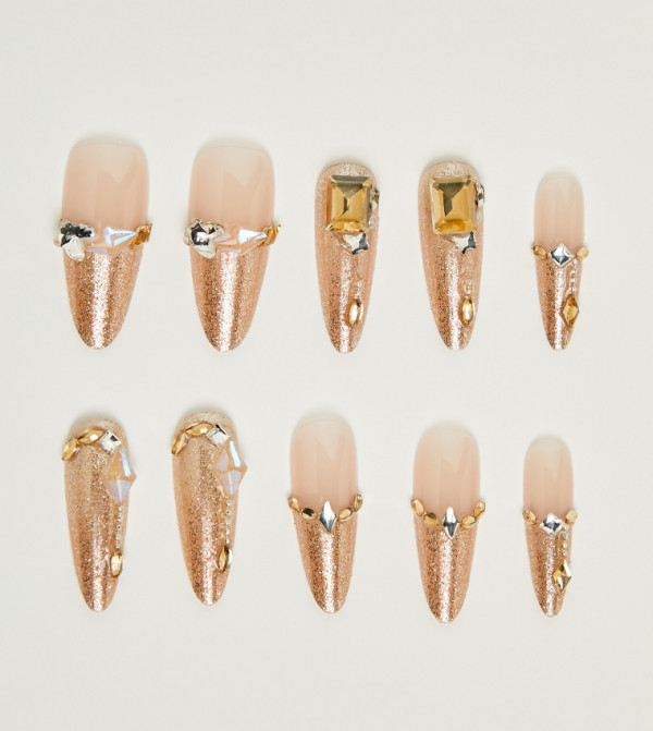 R&B  Nails - Gold Nail Accessories