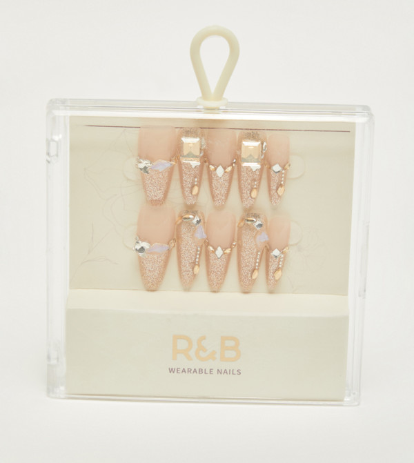 R&B  Nails - Gold Nail Accessories