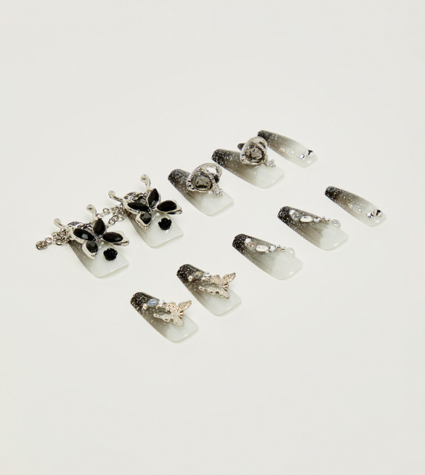 R&B  Nails - Grey Nail Accessories