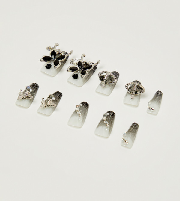 R&B  Nails - Grey Nail Accessories