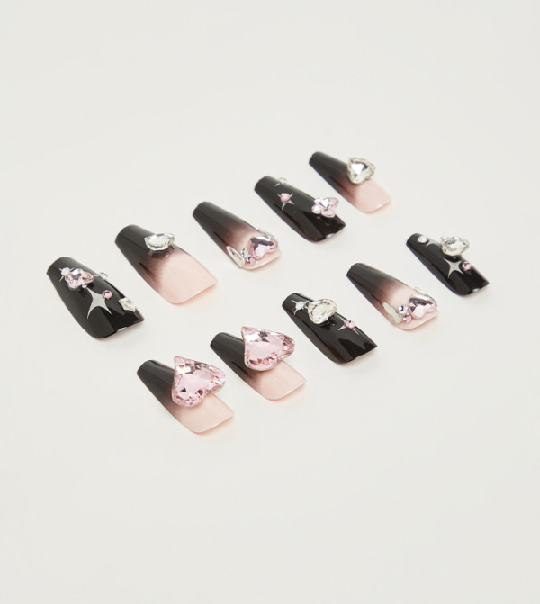 أر آند بي  الأظافر - أسود Nail Accessories