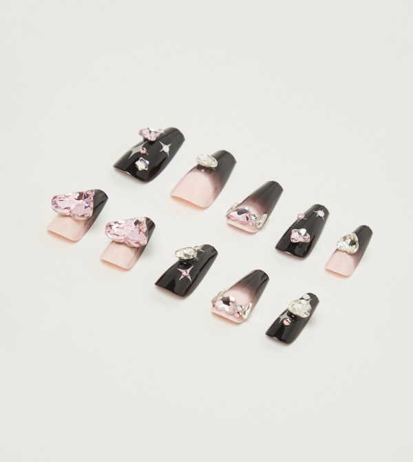 أر آند بي  الأظافر - أسود Nail Accessories