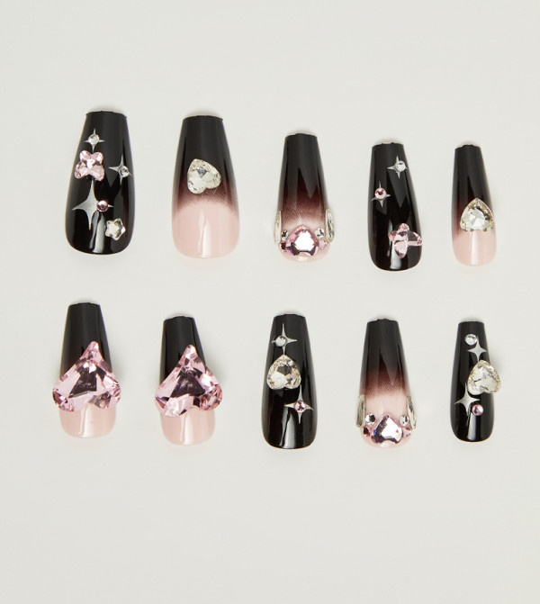 أر آند بي  الأظافر - أسود Nail Accessories