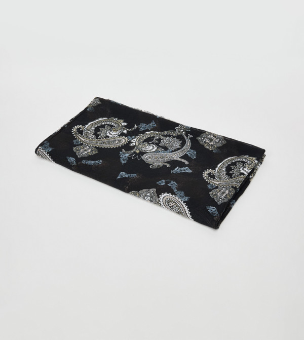 أر آند بي  أوشحة منسوجة  - أسود Woven Scarves